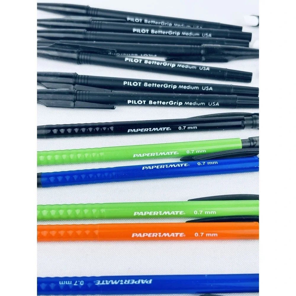Mixed Lot Mechanical Pencil Pens Retractable Erasers Pilot Pentel Paper-Mate Vtg